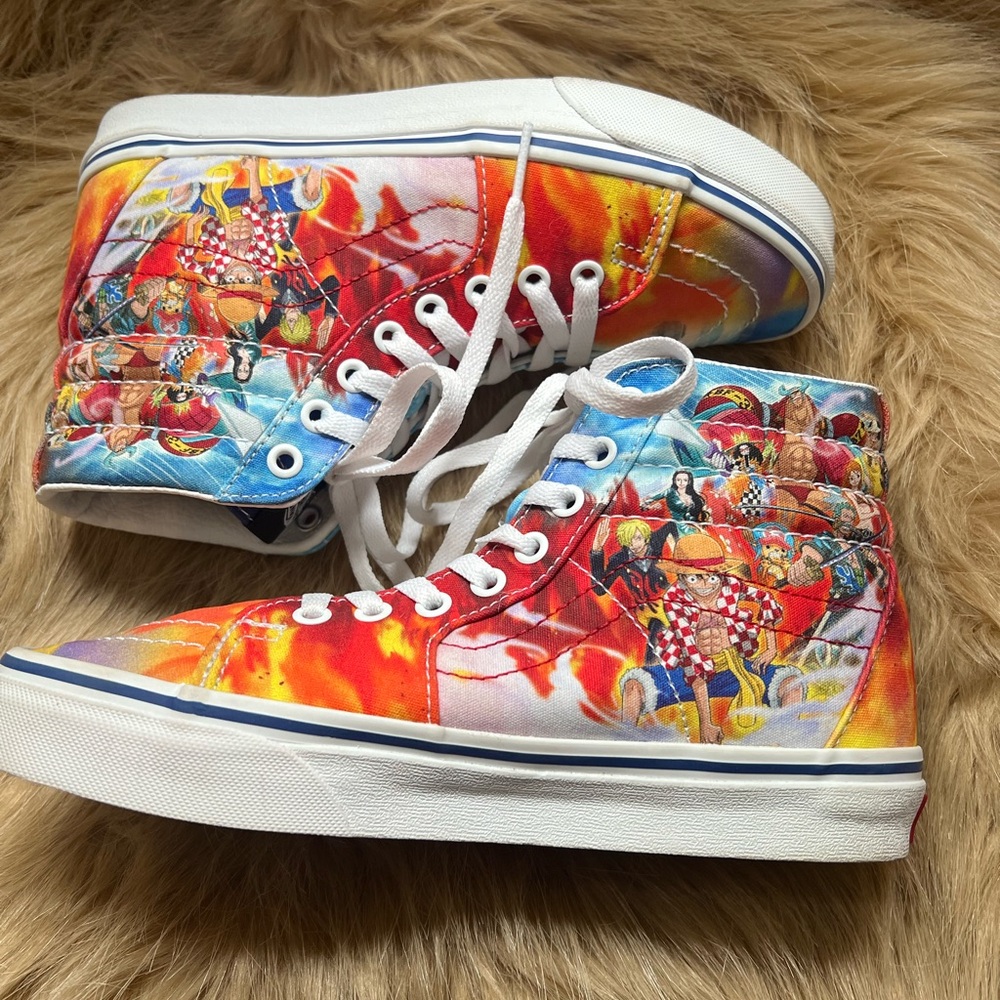 Vans Sk8-Hi “Punk Hazard” Sneakers women Sz 7.0 Men Sz 5.5